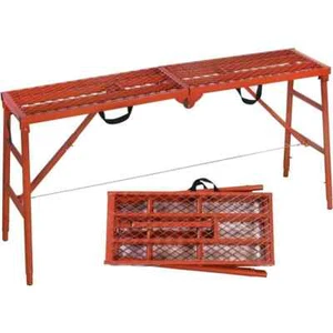 6 ft. x 1.25 ft. Alloy Steel Scaffolding Platform  770 lbs. Capacity, Adjust - Picture 1 of 7