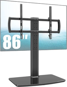 Universal TV Stand/Base Tabletop TV Stand with Wall Mount for 40 to 86 Inch 5 Le - Picture 1 of 12