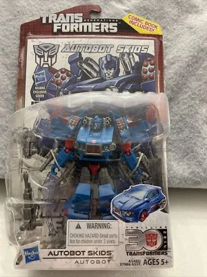 Transformers Generations 2014 Thrilling 30 Deluxe Class AUTOBOT SKIDS - Image 1 of 4