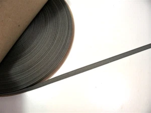 Gray Grosgrain Ribbon 1/4 inch wide x 9 yards Schiff Grey Polyester B47 - Picture 1 of 5