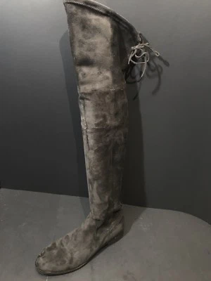 Botas de gamuza Dolce Vita Neely para mujer talla 8,5 antracita sobre la rodilla tacón bajo Foto 1 de 4