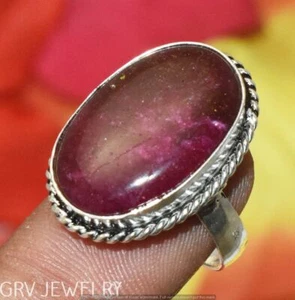 Pink Aventurine Gemstone Ring 925 Sterling Silver Overlay Us Size 5" U293-A112 - Picture 1 of 1