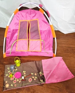 Juego de camping de lunares Our Generation de 18" con tienda para American Girl COMPLETO - Imagen 1 de 10