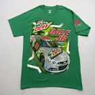 Dale Earnhardt Jr Mens Diet Mt Dew T Shirt Size Medium Green Short Sleeve
