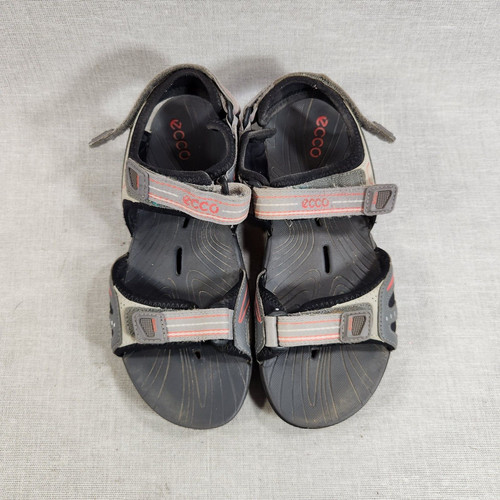 Sandali da donna Ecco Yucatan per sport acquatici taglia US 8 8 5 grigio nero con gancio e passante