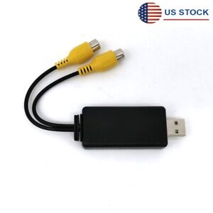 Video Output Adapter Converter USB To RCA Interface For Android Stereo Player US