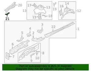 NEW OEM Genuine 2019-2025 Volkswagen Jetta - Bracket 17A-804-594 - Picture 1 of 4