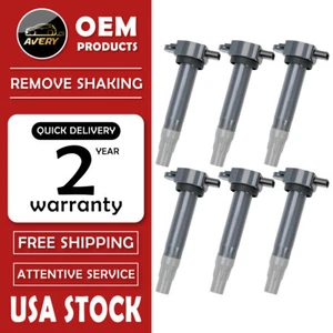 Pack of 6 Ignition Coil For C1522 UF502 06-10 Chrysler Dodge 2.7L 3.5L 4.0L - Picture 1 of 9