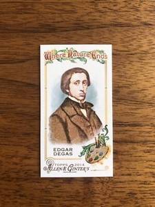 2014 Topps Allen and Ginter Mini Where Nature Ends #WNE08 Edgar Degas - NM-MT