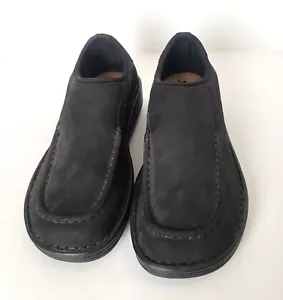 Romika Black Suede Comfort Shoes Size 38 7.5 Suede Lined LNC - Picture 1 of 8