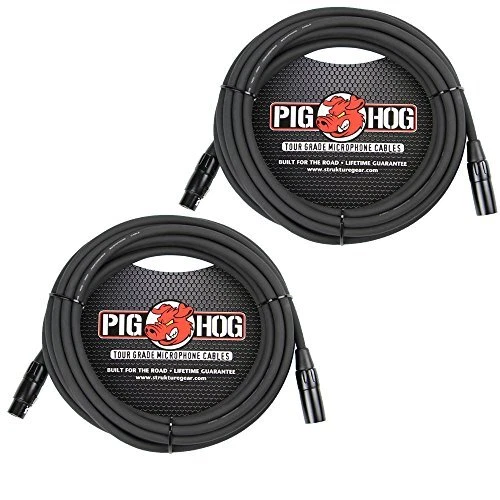 Paquete de 2 cables XLR Pig Hog PHM20 20' Foto 1 de 1