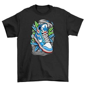 Weed Hemp_39 Funny Sneaker T-shirt, Perfect for High Stepping! Unisex Printed De - Picture 1 of 46