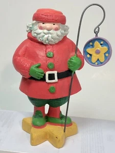 Tomie DePaola Santa Claus Wood Christmas Figure Midwest Of Cannon Falls - RARE - - Picture 1 of 5