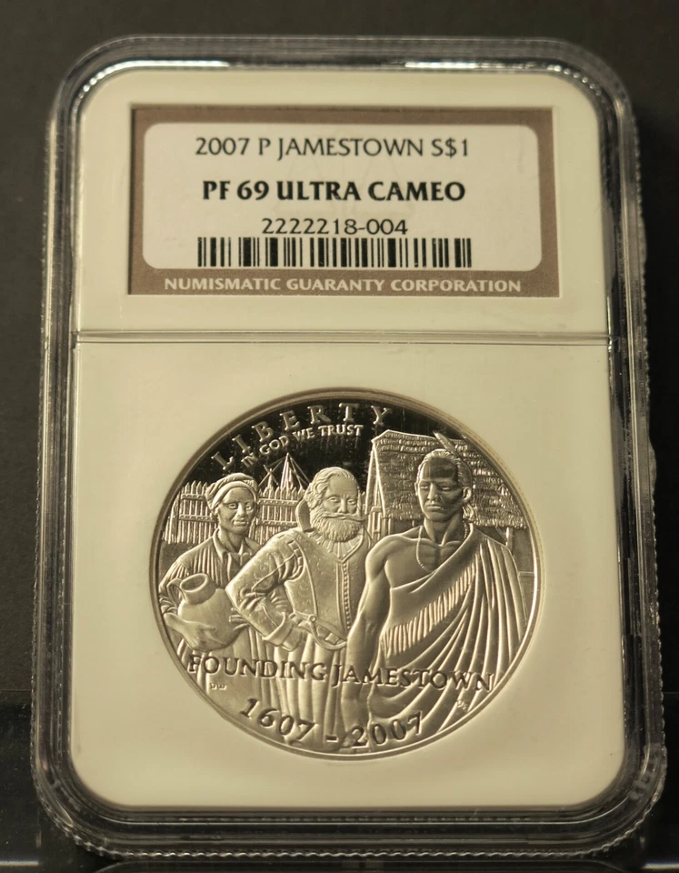 2007  P  JAMESTOWN  PF 69  PROOF NGC - Image 1 of 1
