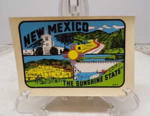 Lindgren Turner New Mexico The Sunshine State Travel Window Transfer Car Decal - Picture 1 of 4