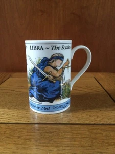 Dunoon Zodiac Collection Made in Scotland Libra ~ The Scales Mug - Picture 1 of 3