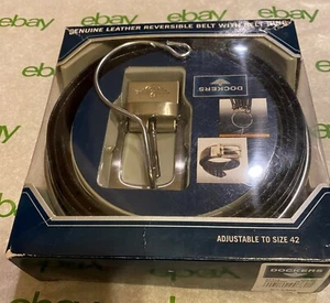 Dockers Echtleder Wendegürtel schwarz/braun & Gürtelring bis Größe 42 - Bild 1 von 4