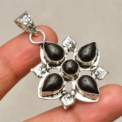 Ciondolo gioiello fatto a mano in argento sterling 925 con pietra preziosa on... - Immagine 1 di 4