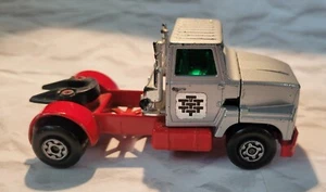 Matchbox Super Kings K-16/18 Ford LTS Series Semi Tractor 1973 SILVER - Picture 1 of 8