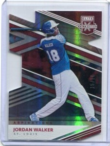 2020 Elite Extra Edition Aspirations Red Die Cut Jordan Walker 15/28
