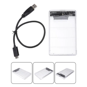 Boîtier de disque dur USB boîtier de disque dur transparent - Photo 1/12