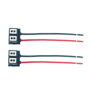 High Quality 2Pcs H7 Headlight Lamp Bulb Sockets With Wiring Harness - Picture 1 of 5