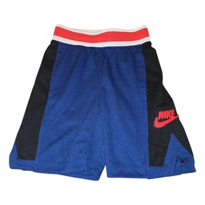 NIKE DRI-FIT Blue Shorts Drawstring Stretch Waist Athletic Sweats Boy SZ S - Picture 1 of 5