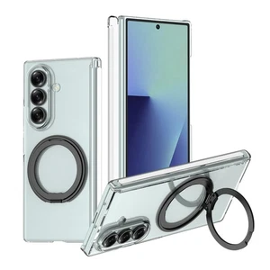 For Samsung Galaxy Z Fold 7 PC Mag Safe Case Ring Hinge Stand + Screen Protector - Picture 1 of 40