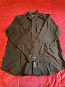 511 tactical series mens size (M) black long sleeve button up shirt - Picture 1 of 2