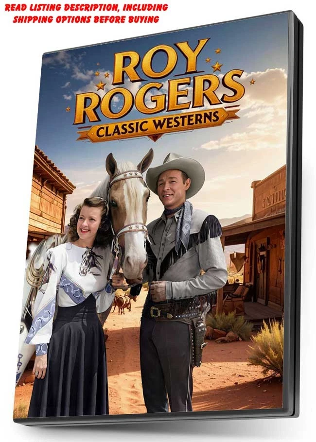 ROY ROGERS 65 WESTERN MOVIES DVD SET NEW DALE EVANS - Image 1 of 1