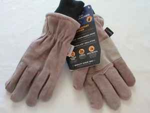Guantes de trabajo de invierno Wells Lamont Hydra Hyde Thinsulate cuero de vaca talla L grandes - Imagen 1 de 4