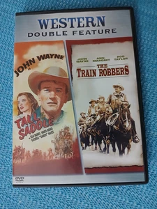 JOHN WAYNE  WESTERN'S DOUBLE FEATURE  2 MOVIES, 2 DVD'S  "nice" - Imagen 1 de 4