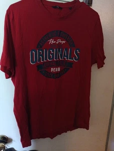 Rotes T-Shirt Herren Größe L von C&A - Bild 1 von 7