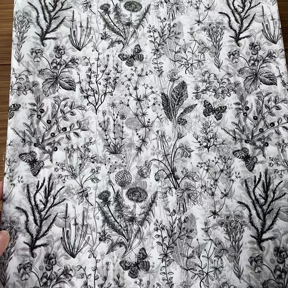 2x 24Sheets Forest Theme Tissue Packaging Paper Flower Gift Wrapping Paper - image 1 of 1