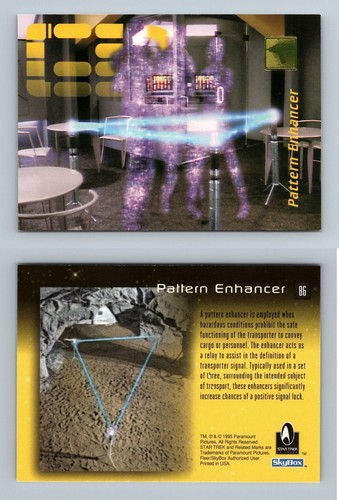 Pattern Enhancer #86 Skybox 30 Years Of Star Trek Phase 1 Trading Card ...