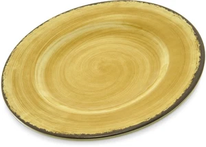 Mingle Resuable Plastic Plate Dinner Plate with Pottery Style for Home and Re... - Picture 1 of 6