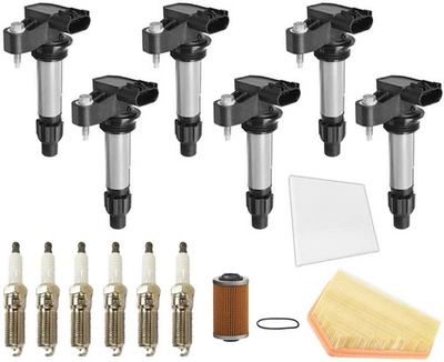 6 bobinas de encendido directo bujías y filtros para Cadillac CTS 3,6 L 2008-2014 Foto 1 de 4
