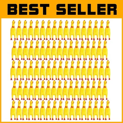 Juguetes de goma para aliviar el estrés 150 piezas de pollo Foto 1 de 4