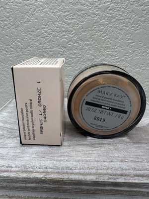 Mary Kay * BRONZE 1 *  #040990 Mineral Powder Foundation .28 oz FAST SHIP - Image 1 of 3
