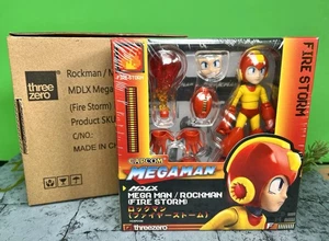 MDLX - Capcom - Mega Man: MEGA MAN/ROCKMAN (FIRE STORM) Figur - SEALED! - Bild 1 von 6