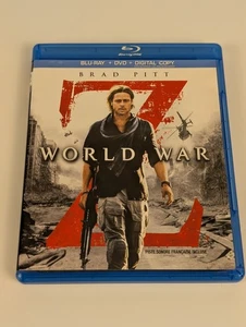 World War Z (Blu-ray + DVD + Digital HD)🎥Movie Tested and Working- Nice📀! - Picture 1 of 5