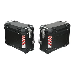 PIKE TRACKER Series Motorcycle Side Case Set 35L and 35L, Waterproof Detachable - Picture 1 of 15