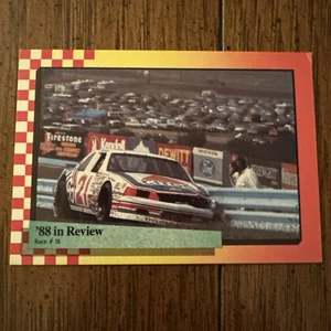 1989 Max Trading Card #118 Race#18 The Budweiser At The Glen - Foto 1 di 3