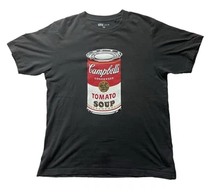 Uniqlo Andy Warhol Art Unisex Campbell's Soup Graphic T-Shirt Gr. M anthrazit - Bild 1 von 8