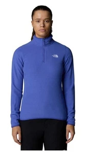 The North Face Glacier 1/4-Reißverschluss TNF blau Größe Large UK 12 neu mit Etikett - Bild 1 von 6