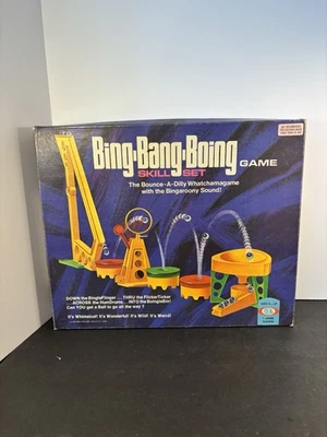 Juego Bing Bang Boing 1972 de Ideal Toy Corp juego de habilidades caja completa de colección Foto 1 de 4