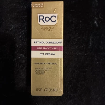RoC Retinol Correxion Line Smoothing Anti-Aging 15ml Eye Cream 0.5floz. New!  - Image 1 of 4