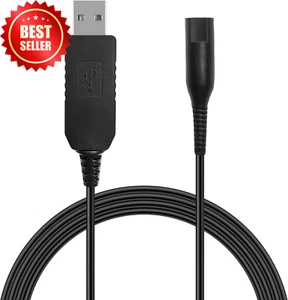12V Charger Cable for Braun Shaver Series 9 8 7 6 5 3 1 Razor Power Cord - Picture 1 of 12