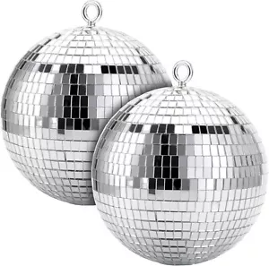 2X ProX MB-8 8" ABS DJ Efecto Club Iluminación Espejo Disco Bolas Paquete de 2 - Imagen 1 de 5