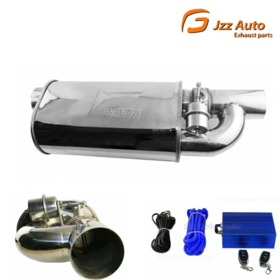 3" Adjust The Sound Muffler w/ Electric Remote Control 8.5''*6' Inch 660mm Long - Image 1 of 4